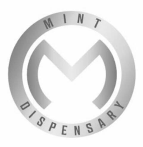 MINT DISPENSARY M Logo (USPTO, 09/21/2017)