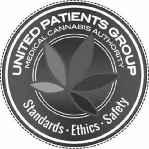 UNITED PATIENTS GROUP MEDICAL CANNABIS AUTHORITY STANDARDS · ETHICS · SAFETY Logo (USPTO, 20.12.2018)