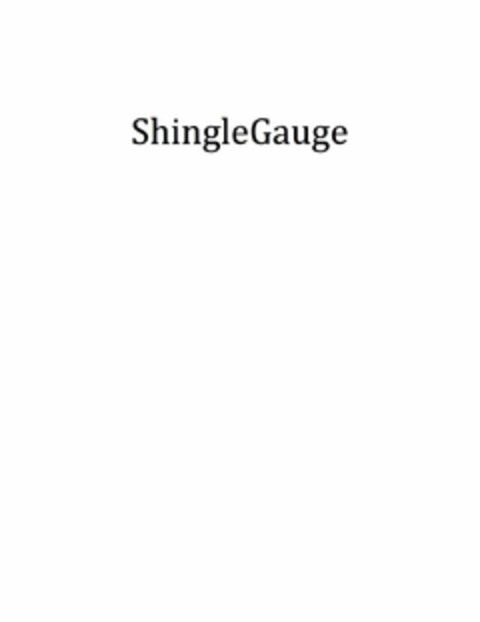 SHINGLEGAUGE Logo (USPTO, 21.11.2017)