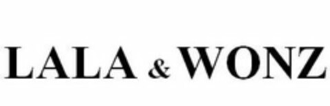 LALA & WONZ Logo (USPTO, 01/09/2018)