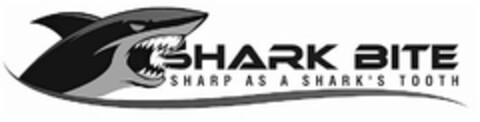 SHARK BITE SHARP AS A SHARK'S TOOTH Logo (USPTO, 21.02.2018)