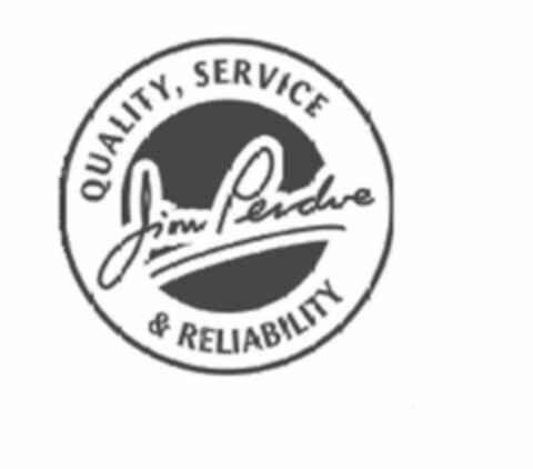 JIM PERDUE QUALITY, SERVICE & RELIABILITY Logo (USPTO, 06/20/2019)