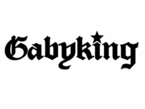 GABYKING Logo (USPTO, 08/13/2019)
