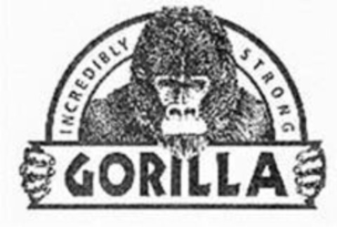 GORILLA INCREDIBLY STRONG Logo (USPTO, 08/27/2019)