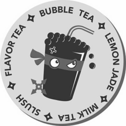 BUBBLE TEA LEMON JADE MILK TEA SLUSH FLAVOR TEA Logo (USPTO, 07.09.2019)