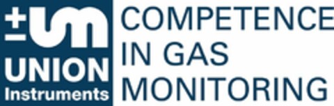 UN UNION INSTRUMENTS COMPETENCE IN GAS MONITORING Logo (USPTO, 11.10.2019)