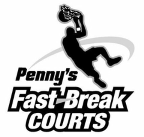 PENNY'S FAST BREAK COURTS Logo (USPTO, 21.01.2020)