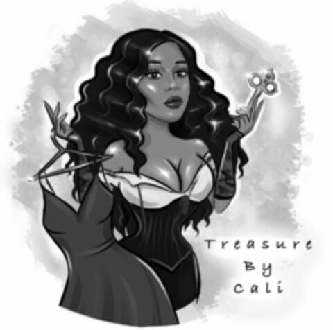 TREASURE BY CALI Logo (USPTO, 06/12/2020)