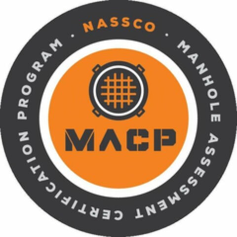 NASSCO MANHOLE ASSESSMENT CERTIFICATION PROGRAM MACP Logo (USPTO, 22.06.2020)