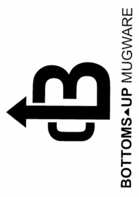 B BOTTOM'S UP MUGWARE Logo (USPTO, 04/20/2009)