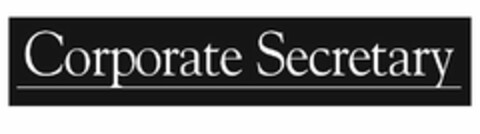 CORPORATE SECRETARY Logo (USPTO, 02/11/2010)