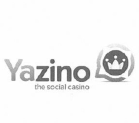 YAZINO THE SOCIAL CASINO Logo (USPTO, 08/04/2010)