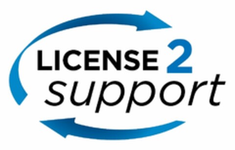 LICENSE 2 SUPPORT Logo (USPTO, 22.10.2010)