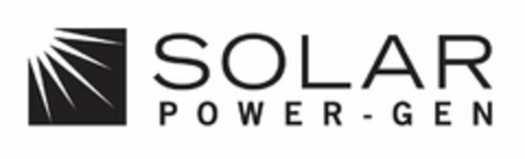 SOLAR POWER-GEN Logo (USPTO, 06/28/2011)