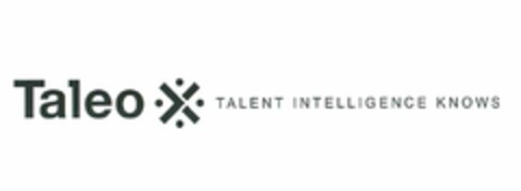 TALEO X TALENT INTELLIGENCE KNOWS Logo (USPTO, 09/22/2011)