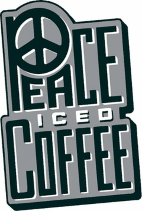 PEACE ICED COFFEE Logo (USPTO, 01.12.2011)