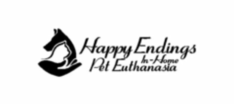 HAPPY ENDINGS IN-HOME PET EUTHANASIA Logo (USPTO, 11.01.2012)