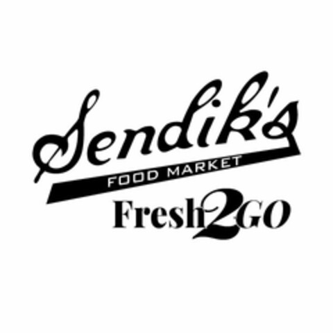 SENDIK'S FOOD MARKET FRESH2GO Logo (USPTO, 01.05.2013)