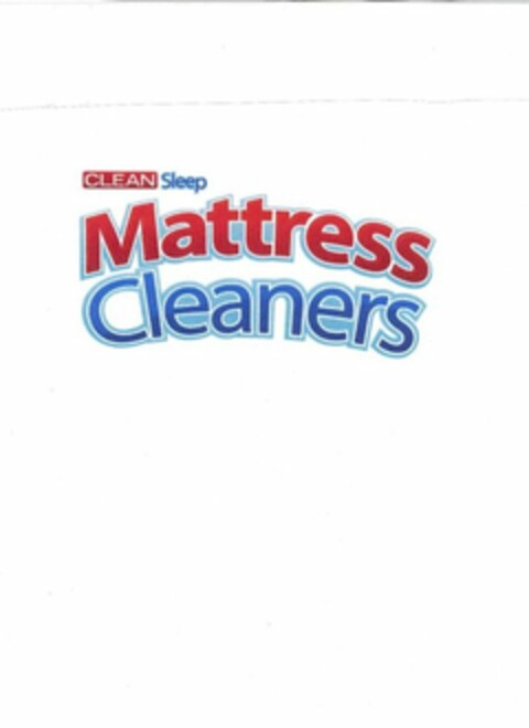 CLEAN SLEEP MATTRESS CLEANERS Logo (USPTO, 13.05.2013)