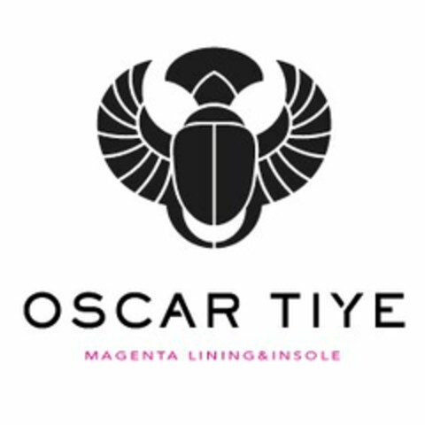 OSCAR TIYE - MAGENTA LINING&INSOLE Logo (USPTO, 15.05.2013)