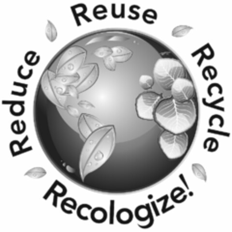 REDUCE REUSE RECYCLE RECOLOGIZE Logo (USPTO, 23.08.2013)