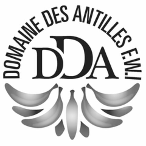 DDA DOMAINE DES ANTILLES F.W.I. Logo (USPTO, 03/19/2014)