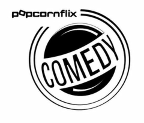POPCORNFLIX COMEDY Logo (USPTO, 29.04.2014)