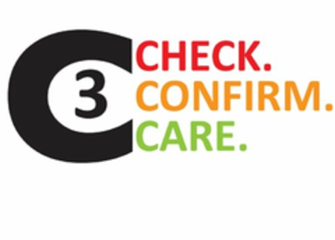 C3 CHECK. CONFIRM. CARE. Logo (USPTO, 15.09.2014)