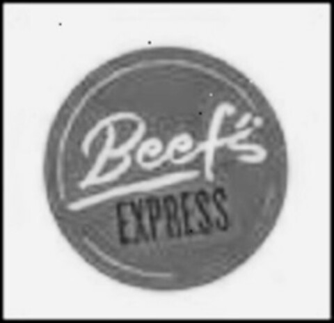 BEEF'S EXPRESS Logo (USPTO, 06/01/2015)