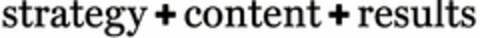 STRATEGY+CONTENT+RESULTS Logo (USPTO, 15.09.2015)