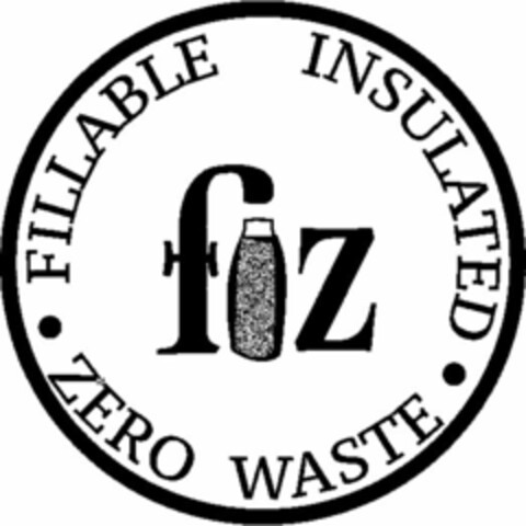 FIZ FILLABLE INSULATED · ZERO · WASTE Logo (USPTO, 14.12.2015)