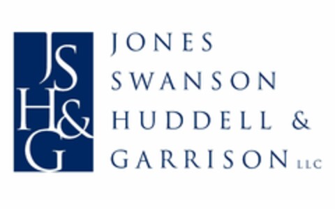 J S H & G JONES SWANSON HUDDELL & GARRISON LLC Logo (USPTO, 04/28/2016)