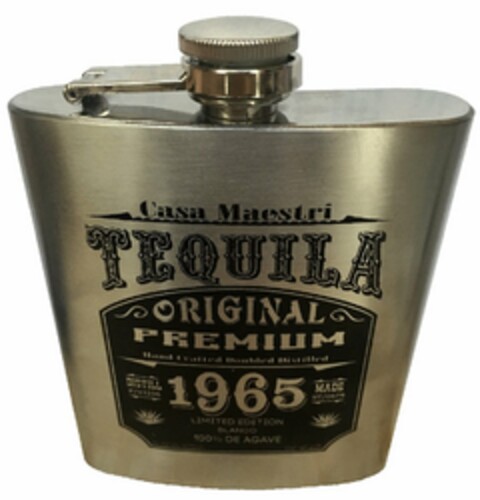 CASA MAESTRI TEQUILA ORIGINAL PREMIUM HAND CRAFTED DOUBLED DISTILLED 1965 Logo (USPTO, 20.06.2016)