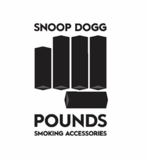 SNOOP DOGG POUNDS SMOKING ACCESSORIES Logo (USPTO, 14.07.2016)