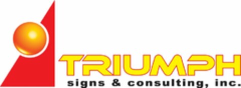 TRIUMPH SIGNS & CONSULTING, INC. Logo (USPTO, 25.08.2016)