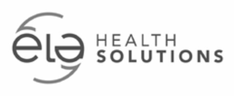 ELA HEALTH SOLUTIONS Logo (USPTO, 01/18/2017)