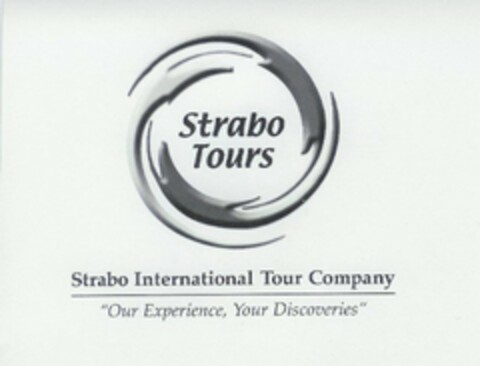 STRABO TOURS STRABO INTERNATIONAL TOUR COMPANY "OUR EXPERIENCE, YOUR DISCOVERIES" Logo (USPTO, 07.04.2017)