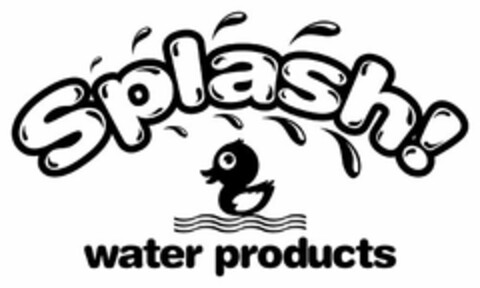 SPLASH! WATER PRODUCTS Logo (USPTO, 24.05.2017)