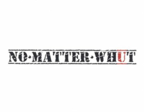 NO MATTER WHUT Logo (USPTO, 17.08.2017)