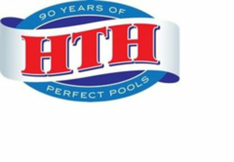 HTH 90 YEARS OF PERFECT POOLS Logo (USPTO, 22.11.2017)