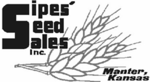 SIPES SEED SALES INC. MANTER, KANSAS Logo (USPTO, 13.08.2018)