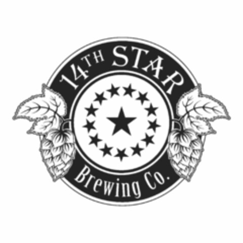 14TH STAR BREWING CO. Logo (USPTO, 22.08.2018)