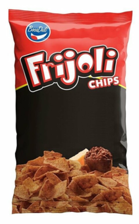 BOCADELI FRIJOLI CHIPS Logo (USPTO, 10.09.2018)