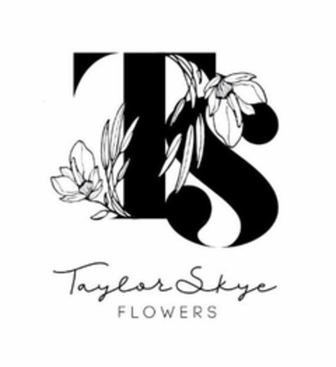 TS TAYLOR SKYE FLOWERS Logo (USPTO, 29.10.2018)