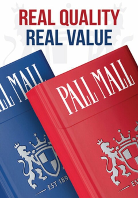 REAL QUALITY REAL VALUE PALL MALL EST 1899 Logo (USPTO, 18.01.2019)