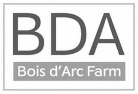 BDA BOIS D'ARC FARM Logo (USPTO, 02/08/2019)