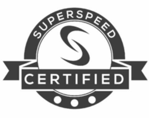 S SUPERSPEED CERTIFIED Logo (USPTO, 12.02.2019)