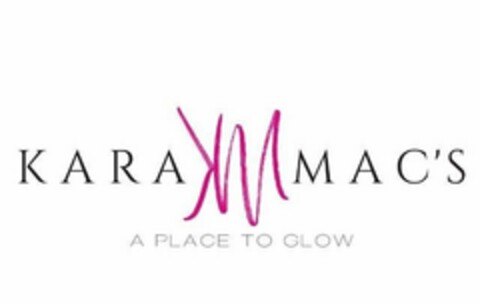 KARA MAC'S KM A PLACE TO GLOW Logo (USPTO, 24.06.2019)