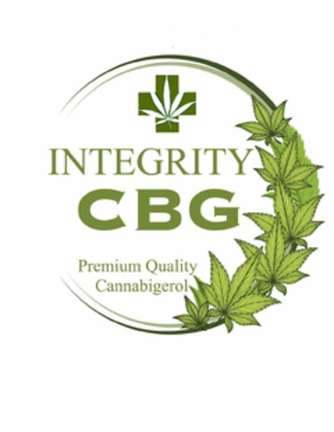 INTEGRITY CBG PREMIUM QUALITY CANNABIGEROL Logo (USPTO, 12/10/2019)