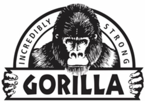 GORILLA INCREDIBLY STRONG Logo (USPTO, 06/15/2020)